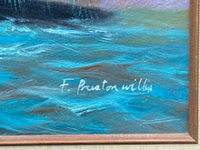 Original Preston Willis Clipper Ship oil Painting W/ CoA