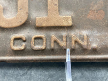 Antique 1930 Connecticut License Plate