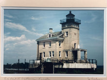 Framed & Matted 8x12" Rondout Lighthouse Photograph