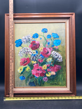 Original Herdis Groop Signed Floral Still Life Oil Painting, Framed - view 8