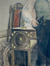 W.Dendy Sadler "The Butler's Glass" Colored Print