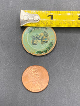 Vintage El-Kru Dollhouse Miniature Christmas 1972 Plate w/ Stand