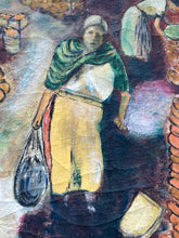 Original L.Cohen Signed Taxco, Mexico Market Painting - view 4