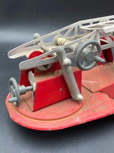 Vintage Strutco SFD Metal Fire Truck Toy