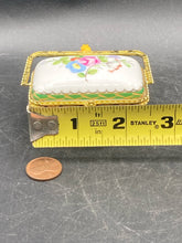 Rochard Limoges Porcelain Tobacco Box W/ Packaging