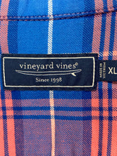 Vineyard Vines Pink & Blue Plaid Shirt, XL - view 6