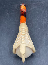 Paykoc Hand Carved Bird Talon Design Meerschaum Pipe w/ Case