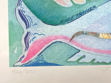 Aimee Trayser Signed Limited Edition "Fish x4" Framed Lithograph