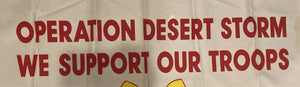 Amvets Operation Desert Storm "Come Home Soon!" 36" x 60" Banner Flag