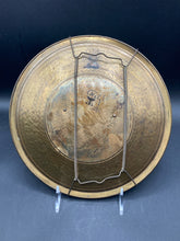 9.5" Brass Jerusalem Last Supper Wall Plate