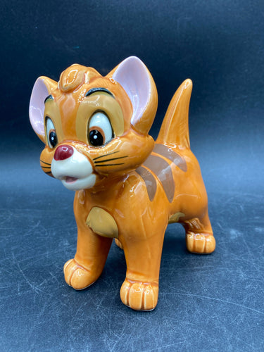 Disney Oliver And Company Japanese Porcelain Kitten Figure