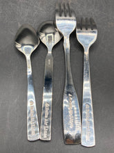 Vintage Abco Delta Airlines 6 Piece Silverware Utensil Set