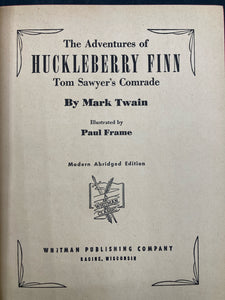 Huckleberry Finn By Mark Twain, 1951