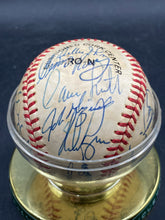 1986 Houston Astros Team Signed Baseball W/ Nolan Ryan and Yogi Berra Signatures