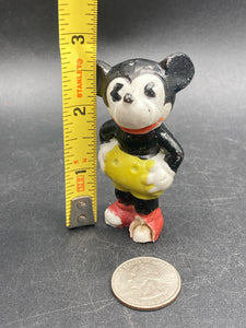 1930s Walt Disney Japanese Mickey Mouse 2.75" Bisque Figure