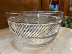8" Tiffany and Co. Crystal Bowl