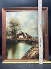 Vintage Josef Benda Signed European Countryside Oil Painting