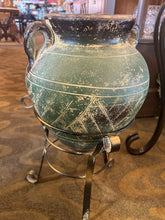 Xlarge Pottery Cone Vase on Stand