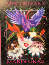 Andrea Mistretta Mardi Gras 1991 Poster, Framed