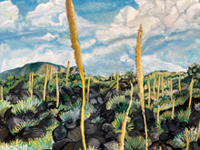 Ernest Weinstein Signed Original Desert Landscape Oil Painting