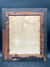 Atinque Framed James Arthur 1904 "Hearthside" Colonial Couple Photo Print