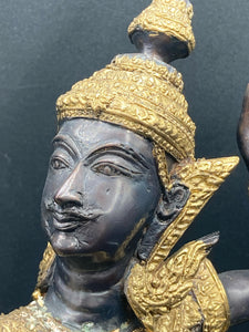 14" Hindu Prince Rama Bronze Statue