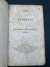 Tales Of The Puritans By Delia Salter Bacon (1831 1st Edition, A.H. Maltby) - view 3
