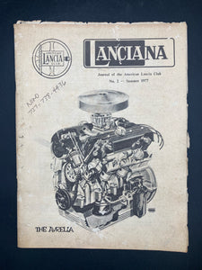 American Lancia Club Lanciana Summer 1977 Issue
