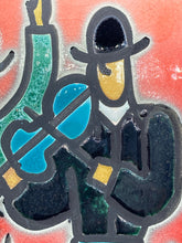 Ein Reb Israeli Made Hassidic Musicians Tile Art