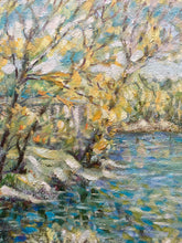 Framed 23x30" Ivan Shapoval "On Psla Landscape" Painting