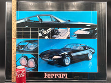 Vintage Ferrari 365 GTB/4 Daytona 22x28" Poster, Framed
