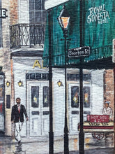 Signed Knut Engelhardt New Orleans French Quarter Print, Framed