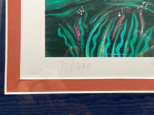 Aimee Trayser Signed Limited Edition "Dawn Down Island II" Framed Lithograph