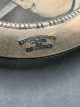 Vintage Frank Whiting President Eisenhower Sterling Rim Glass Coaster
