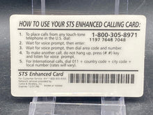 Vintage STS Prepaid Phone Calling Card