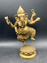 8" Bronze Buddhist God Ganesha Elephant Statue
