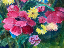 Original Herdis Groop Signed Floral Still Life Oil Painting, Framed - view 3