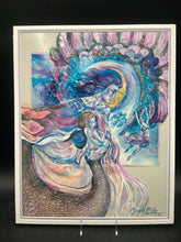 Original 16x20" Meredith Miller Impasto Style Collage Art
