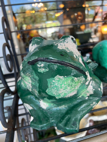 Green Concrete Frog
