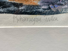 K. Harrington Miller Signed "Sea Litter" Monoprint, Framed - view 7