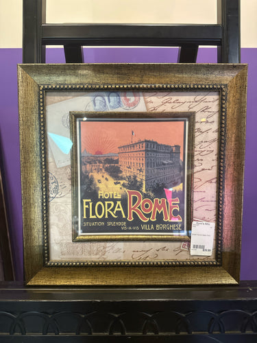 Small Framed Italian Print