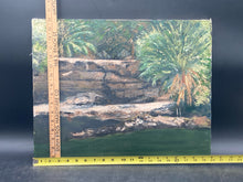 Florida Everglades Styled Oil Painting On Canvas