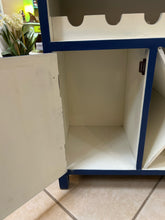 Blue and White Nautical Bar