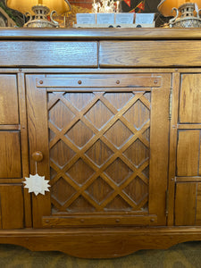 Wood Dresser With Mirror