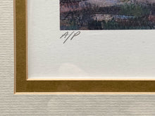 Randal Leigh Signed Mediterranean Scene Framed Artist Proof Print
