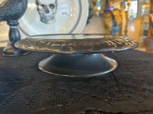 Black Ceramic Cake Stand With Spider Web Dome