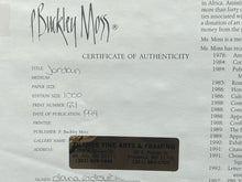 P. Buckley Moss Signed Limited Edition "Jordan" Lithograph w/CoA Unframed