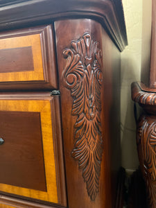 2-Tone Wood Executive Desk