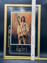 Chuck Ren Signed "The Warrior" Framed Poster Print