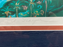 Aimee Trayser Signed Limited Edition "Dawn Down Island II" Framed Lithograph